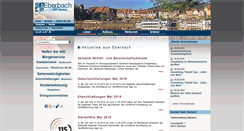 Desktop Screenshot of eberbach.de