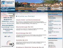 Tablet Screenshot of eberbach.de